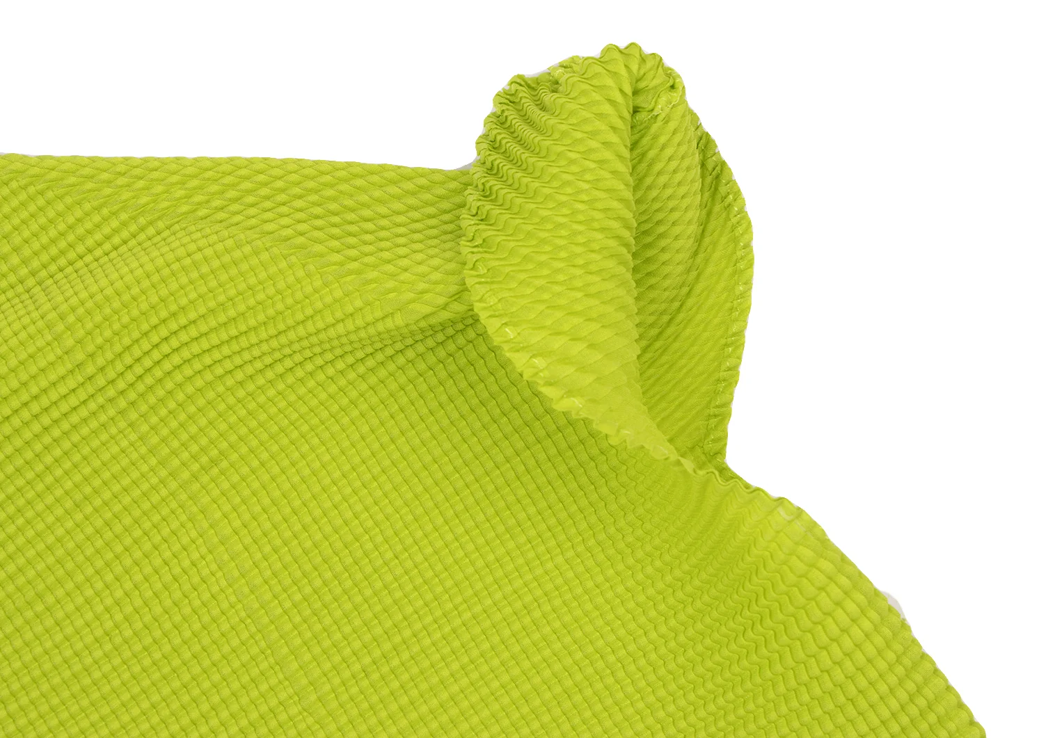 イッセイミヤケISSEY MIYAKE PLEATS (T.) ストレッチプリーツハイネックTシャツ 黄緑3 【レディース】 イッセイミヤケISSEY MIYAKE PLEATS (T.) ストレッチプリーツ