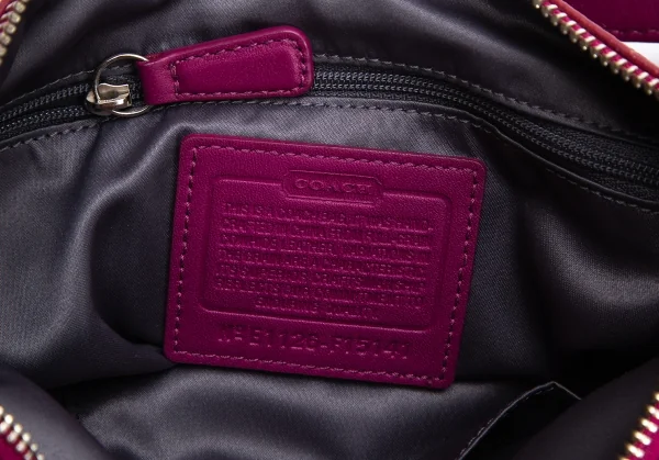 コーチCOACH ステッチ2wayショルダーバッグ ピンク K-137199_017