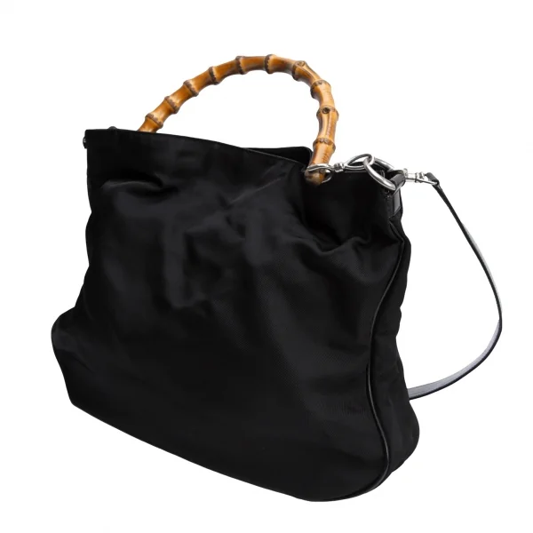 GUCCI グッチ ハンドバッグ ショルダーバッグ 2way バンブー ブラック GUCCI/グッチ バンブー 2way ハンドバッグ ショルダーバッグ