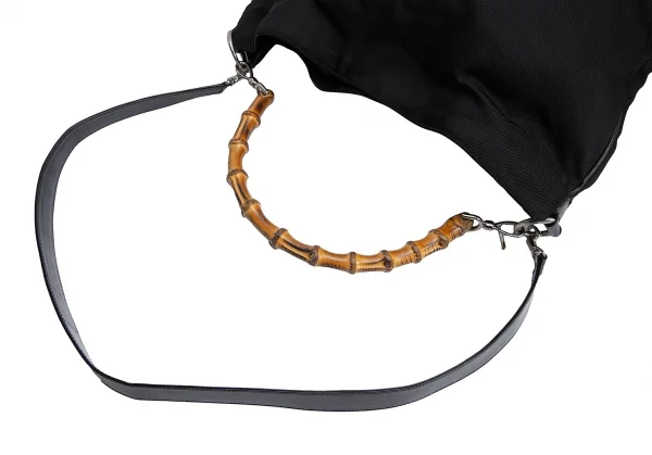 グッチGUCCI 切替2WAYバンブーハンドショルダーバッグ F 黒 K-137200_009