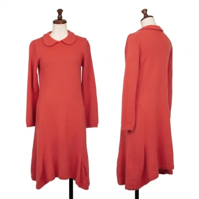 COMME des GARCONS Wool Round Collar Flare Knit Tunic