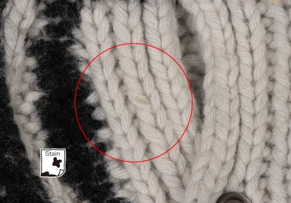 コムデギャルソンCOMME des GARCONS プリント加工手編みニット