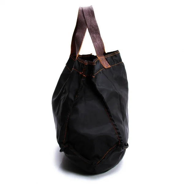 トリココムデギャルソンtricot COMME des GARCONS ステッチナイロントートバック 黒茶 K-137240_003