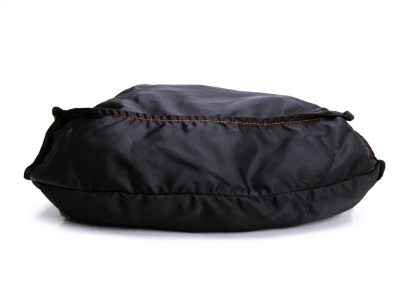 トリココムデギャルソンtricot COMME des GARCONS ステッチナイロントートバック 黒茶 K-137240_005