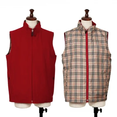 BURBERRY GOLF Checker Reversible Vest