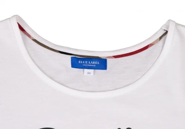 バーバリーブルーレーベルBURBERRY BLUE LABEL フロントロゴTシャツ 白
