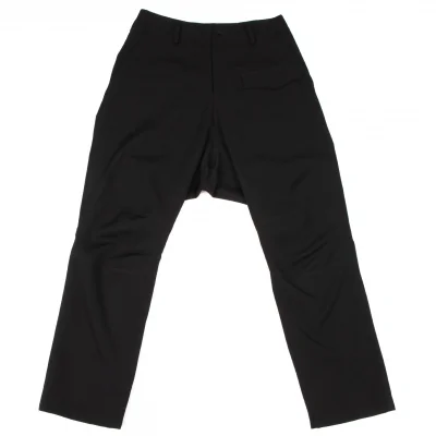 Yohji Yamamoto NOIR Wool Gabardine Switching Tapered Pants