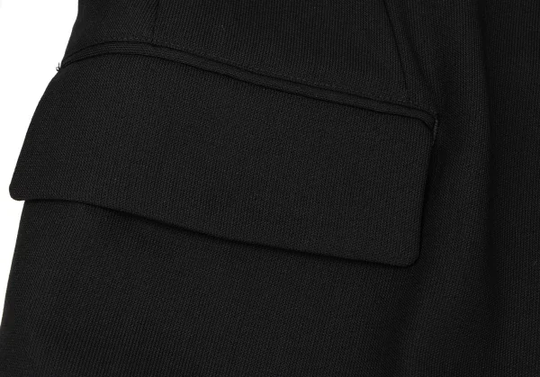 ヨウジヤマモト ラヴィアンノアールYohji Yamamoto la vie en noir ウールラペルプリーツロングジャケット 黒1 K-137266_011