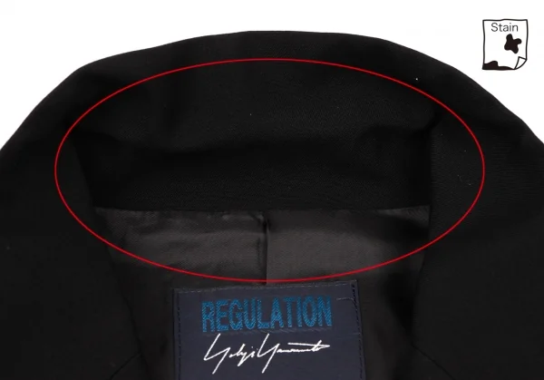 REGULATION yohji yamamoto Asymmetry Zip Design Jacket K-137268_007