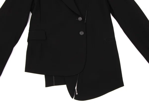 REGULATION yohji yamamoto Asymmetry Zip Design Jacket K-137268_010