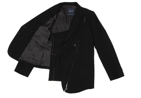 REGULATION yohji yamamoto Asymmetry Zip Design Jacket K-137268_014