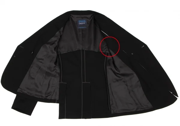 REGULATION yohji yamamoto Asymmetry Zip Design Jacket K-137268_017
