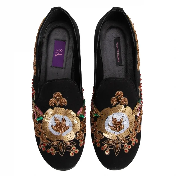 TAKESHI KOSAKA by Y's Pink Label Sequins Heel Shoes K-137296_002