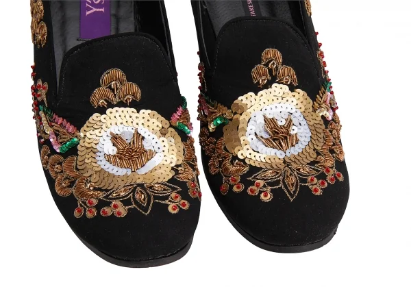 TAKESHI KOSAKA by Y's Pink Label Sequins Heel Shoes K-137296_005