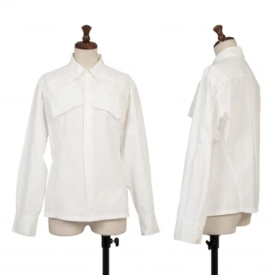 Yohji Yamamoto FEMME Pocket Design Long Sleeve Shirt
