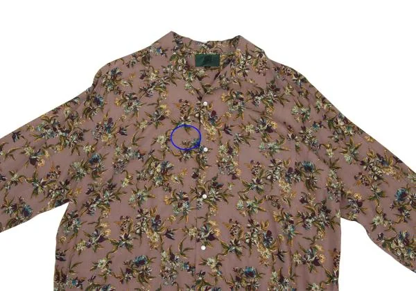 JUNIOR GAULTIER Floral Printed Rayon Shirt K-137311_002