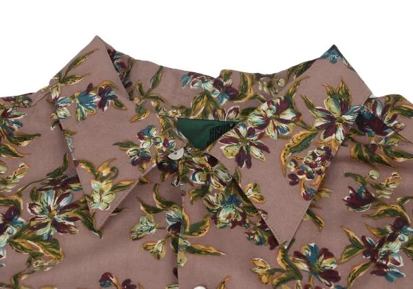 JUNIOR GAULTIER Floral Printed Rayon Shirt K-137311_006