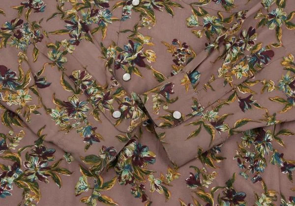 JUNIOR GAULTIER Floral Printed Rayon Shirt K-137311_010