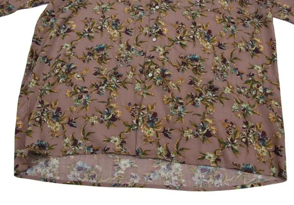 JUNIOR GAULTIER Floral Printed Rayon Shirt K-137311_012