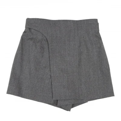 Jean-Paul GAULTIER FEMME Wool Half Wrap Shorts