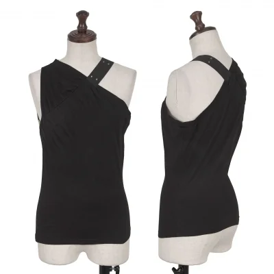 Christian Dior BOUTIQUE Rib Shoulder Design Tank Top