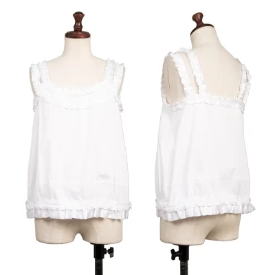 COMME des GARCONS Ruffle Design Sleeveless Shirt