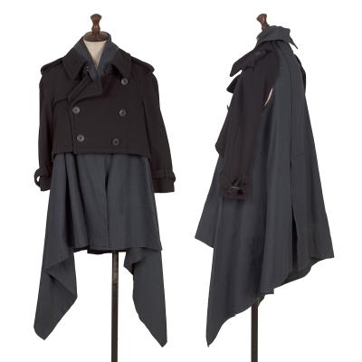 イッセイミヤケISSEY MIYAKE コットンフラップポケットシアーシャツ 濃紺M 【レディース】 イッセイミヤケISSEY MIYAKE コットンフラップポケットシアー