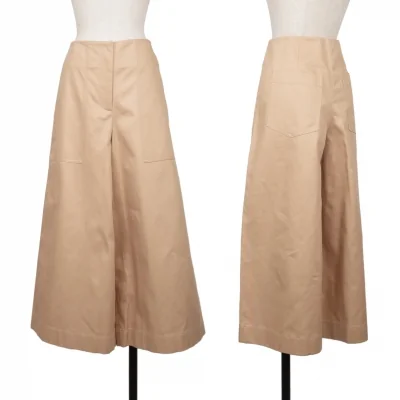 JIL SANDER NAVY Cotton Wide Pants