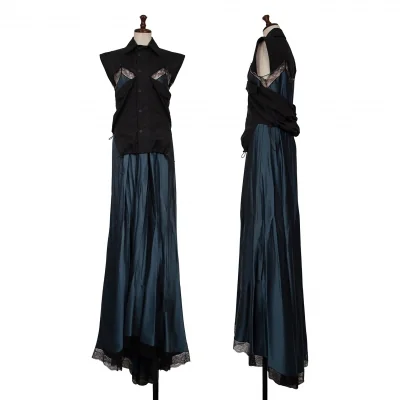 Maison Margiela Lace Layered Sleeveless Dress