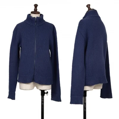 agnes b. Wool Zipper Knit