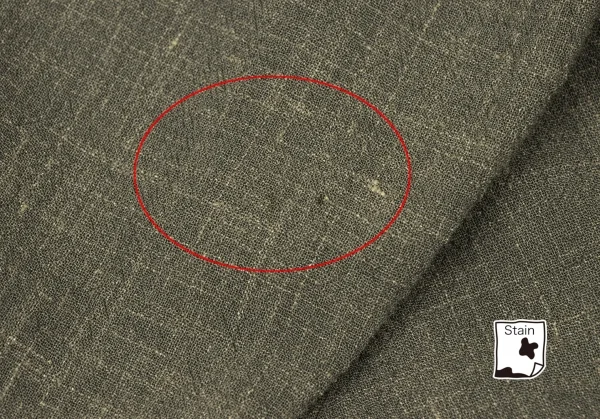 ヨーガンレールJURGEN LEHL ウールリネンノーカラーシャツ カーキM K-137385_009