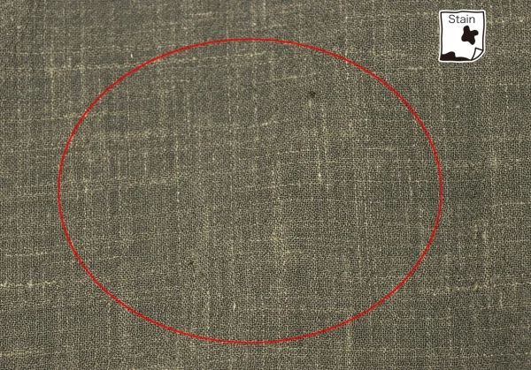 ヨーガンレールJURGEN LEHL ウールリネンノーカラーシャツ カーキM K-137385_015