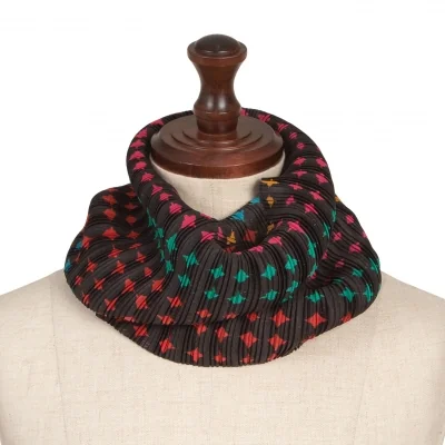 PLEATS PLEASE Colorful Printed Neck Warmer