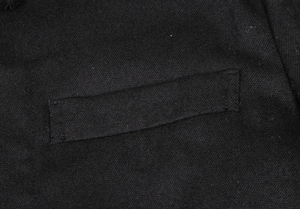 BLACK COMME des GARCONS Back Tuck Wool Hoodie Jacket K-137550_006