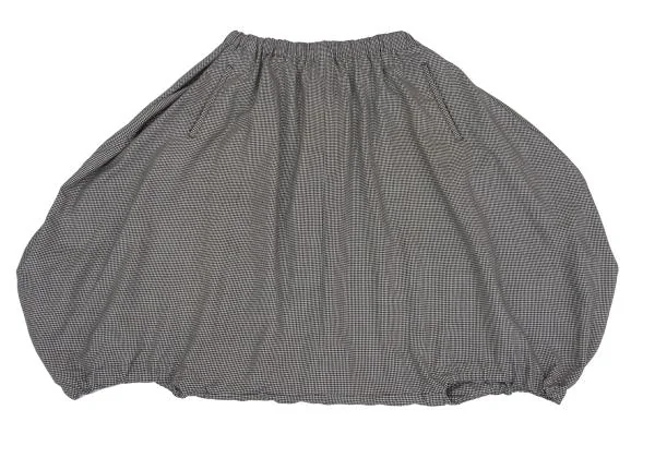 BLACK COMME des GARCONS Wool Houndstooth Dropped Crotch Pants K-137552_002