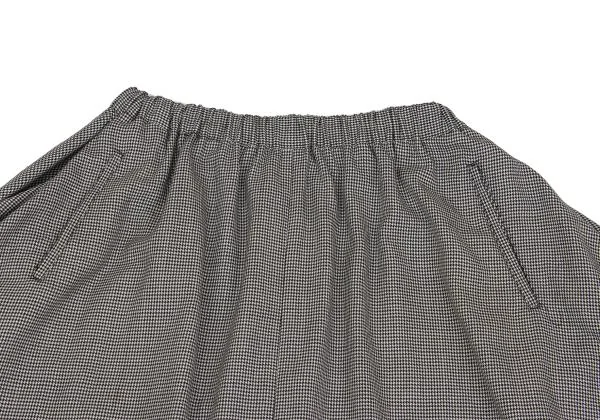 BLACK COMME des GARCONS Wool Houndstooth Dropped Crotch Pants K-137552_003