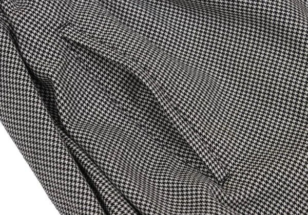BLACK COMME des GARCONS Wool Houndstooth Dropped Crotch Pants K-137552_005