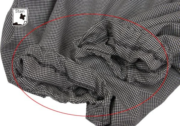 BLACK COMME des GARCONS Wool Houndstooth Dropped Crotch Pants K-137552_010