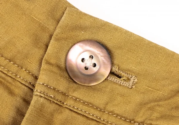 45rpm 45R 馬比女リネンコットンテーパードパンツ キャメル2 K-137566_003