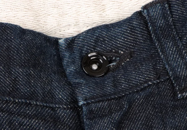 45rpm bakkurii Cotton Hem Buttons Denim Pants K-137579_005