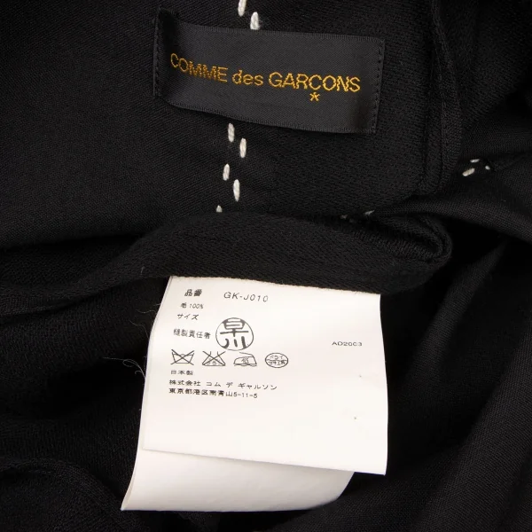 COMME des GARCONS Wool Stitch Design Jacket K-137585_020