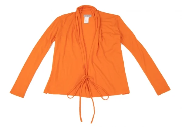 Yohji Yamamoto FEMME Wool Front String Knit Cardigan K-137634_002