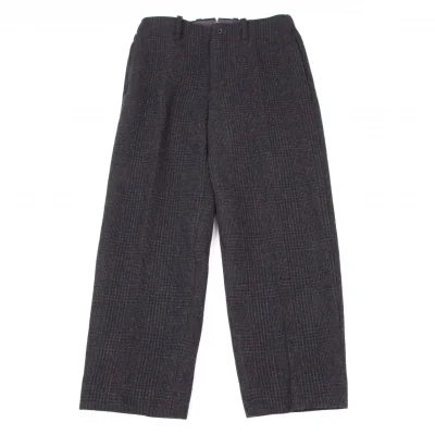 45R Wool Glen Checker Woven Pants