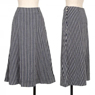 45R Dyed Striped Woven Skirt