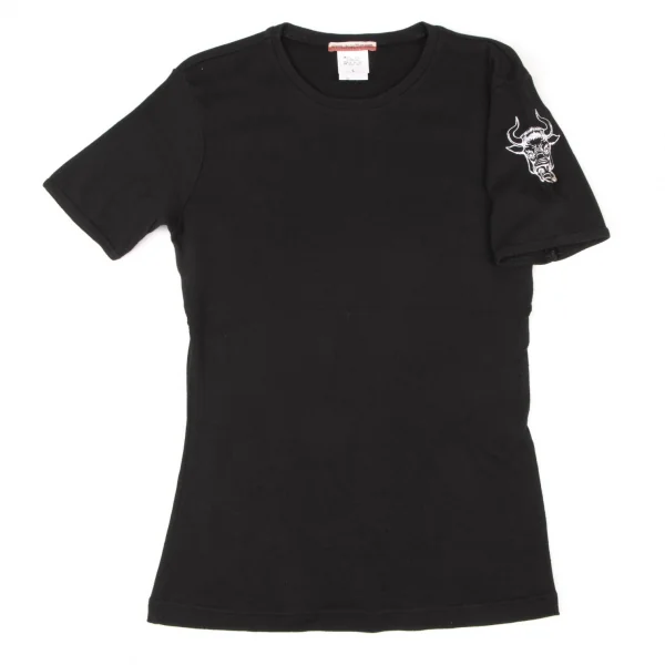 Jean-Paul GAULTIER Minotaur Embroidery T Shirt Black L K-137677_001