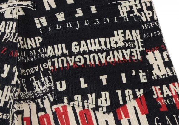 Jean-Paul GAULTIER Typography Printed Pants K-137682_012