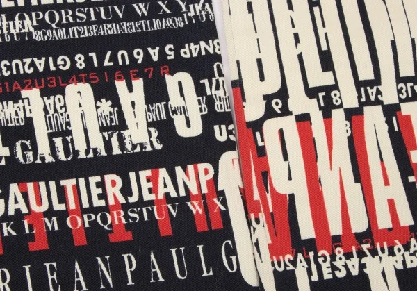 Jean-Paul GAULTIER Typography Printed Pants K-137682_013