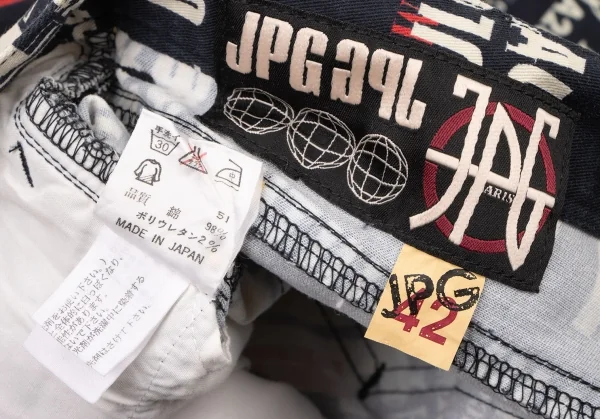 Jean-Paul GAULTIER Typography Printed Pants K-137682_016