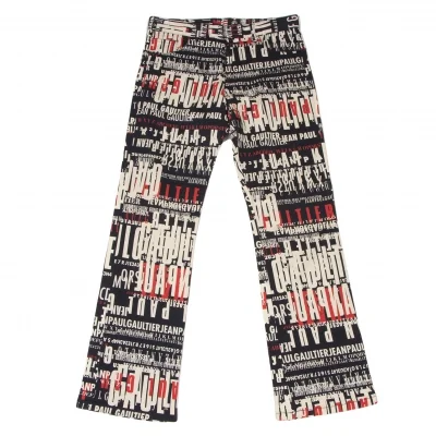 Jean-Paul GAULTIER Typography Printed Pants