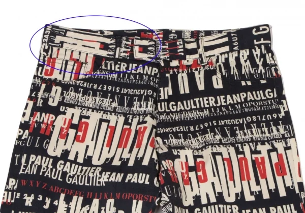Jean-Paul GAULTIER Typography Printed Pants K-137682_002